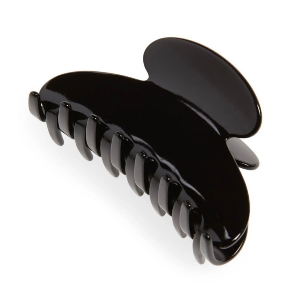 FRANCE LUXE Large 'Couture' Jaw Clip - Black - Sz - 2" x 3 1/2" $ 54 - Picture 2 of 9